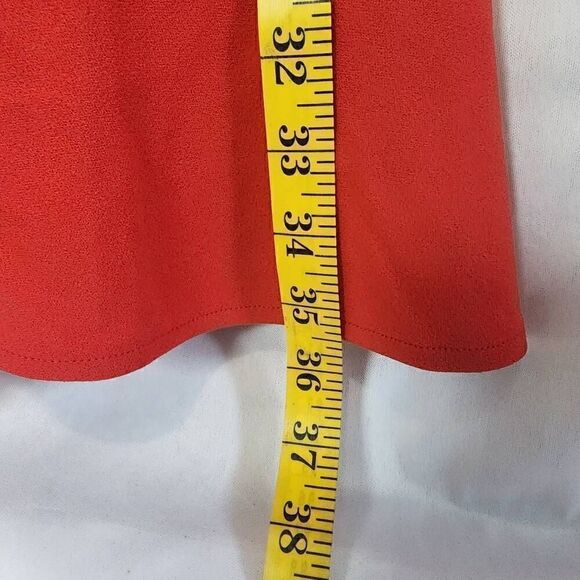 She + Sky Amelia Ruffle Dress Red Women's  Size M G11 - Picture 5 of 13